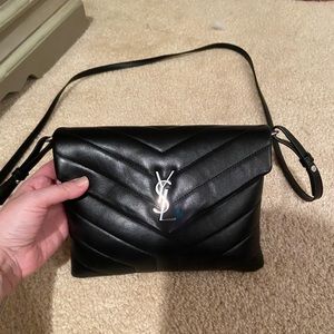 Saint Laurent Lou Mini Crossbody MINT